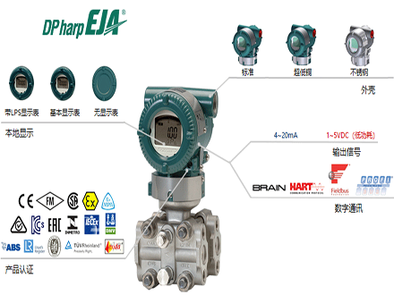 横河川仪EJA120E微差压变送器